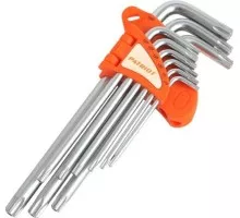 Набор ключей TORX PATRIOT SKТ-9L длинные, T10-T5 CRV, 9 предметов 350002007