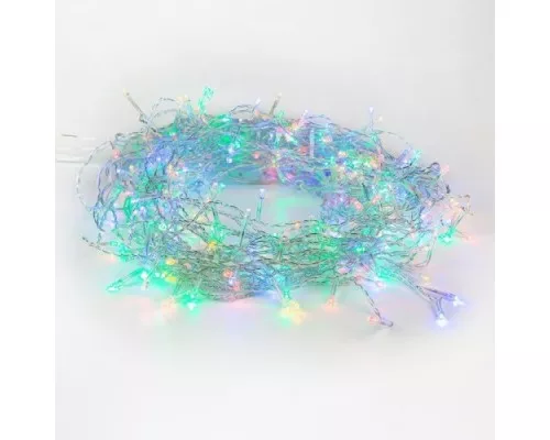 Гирлянда NEON-NIGHT ТВИНКЛ 15м прозрачный ПВХ, 120 LED мультиколор [303-199]