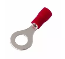Наконечник REXANT 08-0015 ( уп 100 шт ) кольцевой изолированный ø 6.5 мм 0.5-1.5 мм² красн [08-0015]