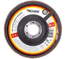 Круг лепестковый Kranz KR-90-0012 торцевой p40, 125х22,2 мм