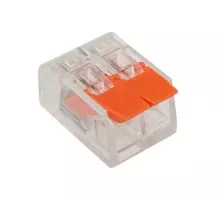 Клемма REXANT СМК 221-412 универсальная компактная 2-проводная до 4,0 мм² 50 07-5202