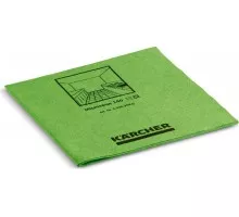 Салфетка протирочная KARCHER MICROSPUN из микроволокна (10 шт), зеленая 3.338-250.0