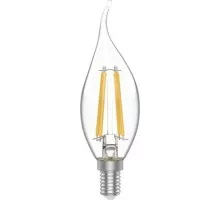 Лампа светодиодная GAUSS Свеча basic filament на ветру 4,5w 420lm 4100к е14 led 1041125