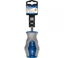 Отвертка шлицевая Кобальт 646-300 ultra grip sl 6,0х38 мм cr-v, двухкомпонентная рук