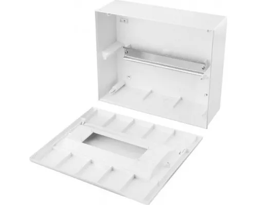 Бокс KRANZ KR-11-0313 пластиковый ЩРН-П-12 IP41 белый (белая дв.) Бокс KRANZ KR-11-0313 пластиковый ЩРН-П-12 IP41 белый (белая дв.)