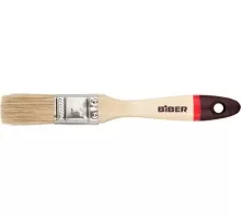 Кисть флейцевая Biber Суприм 31131 натур. щетина, дер. рукоятка, 20мм Тов-002023