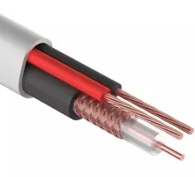 Кабель REXANT 01-4101-1 КВК-В-2 +2x0,75мм², ø8,0 мм, 200м одножильный, бел