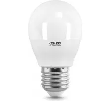 Лампа светодиодная GAUSS Шар elementary шар 10w 710lm 3000k е27 led 53210