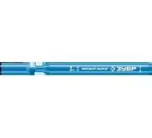 Маркер ЗУБР ММ-400 синий, 2 мм, круглый, меловой, ПРОФЕССИОНАЛ 06332-7