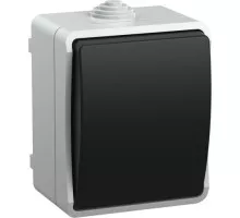 Выключатель 1-клавишный IEK ВС20-1-0-ФСр ФОРС IP54 для открытой установки EVS10-K03-10-54-DC