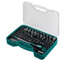Отвертка-битодержатель KRAFTOOL 26816 X-Drive-122 с насадками, 122 шт.