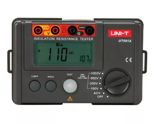 Измеритель сопротивления изоляции UNI-T UT501A 13-0043 Измеритель сопротивления изоляции UNI-T UT501A 13-0043
