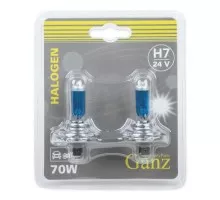 Лампа галогеновая GANZ GIP06058 24V H7 70W +50% PXx26d 5000k 2 шт.