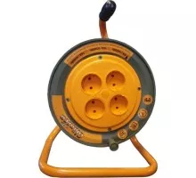 Удлинитель на катушке GLANZEN EB-30-004 ПВС 2х1,0 30м