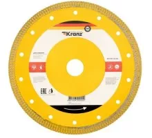 Алмазный диск универсальный KRANZ KR-90-0144 отрезной ультратонкий 200x25,4/22,2x1,8x10 мм
