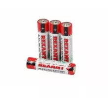 Батарейка REXANT 30-1012 алкалиновая AAA/LR03, 1,5B, 4 шт