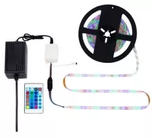 Комплект светодиодной ленты LAMPER 142-402 5м с блоком питания и RGB контроллером IP65