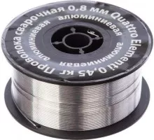 Проволока сварочная для алюминия QUATTRO ELEMENTI 0,8 мм, 0,45 кг, блистер 770-391