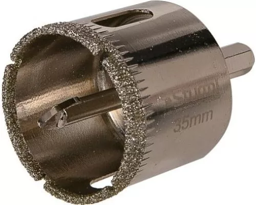 Алмазная коронка для мокрого сверления STURM 1055-09-3555 по керамике и стеклу Алмазная коронка для мокрого сверления STURM 1055-09-3555 по керамике и стеклу