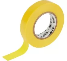 Изолента KRANZ KR-09-2102 ПВХ 15 мм х25 м, желтая