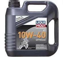 Масло для мотоциклов LIQUI MOLY SAE 10W40 Motorbike 4T Offroad 4 л 3056 синтетическое 3056