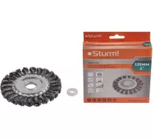 Щетка для УШМ Sturm 5 240 702 витая стальная проволока 5240702