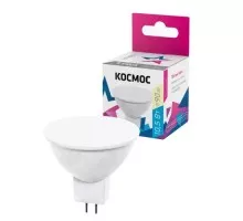 Лампа светодиодная КОСМОС JCDR 10.5W 220V GU5.3 3000K LkecLED10.5wJCDRC30
