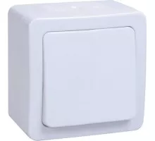 Выключатель одноклавишный IEK GERMES Plus ВСк20-1-0-ГПБ 10А IP54 EVMP13-K01-10-54-EC
