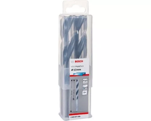 Сверло по металлу BOSCH HSS PointTeQ 13 мм 5шт [2608577298]