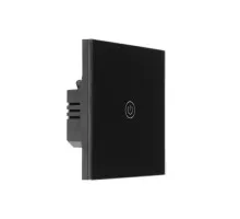 Умный выключатель SECURIC 801B Wi-Fi однокнопочный, черный SEC-HV-801B