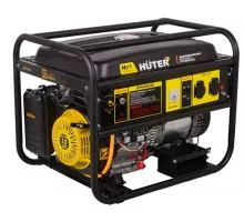 Генератор бензиновый HUTER DY 6500 LXG (бензин/газ) электростартер 64/1/32