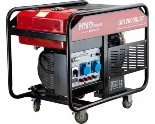 Генератор бензиновый HND GE 12000 XLST (трехфазный) [GE12000XLST]