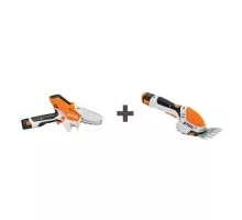 Пила цепная аккумуляторная STIHL GTA 26 + Ножницы-кусторез аккумуляторные STIHL HSA 26 (без АКБ и ЗУ) GA010116918н