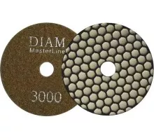 Алмазная тарелка на липучке DIAM АГШК 100*2,0 №3000 Master Line (сухая) 000571
