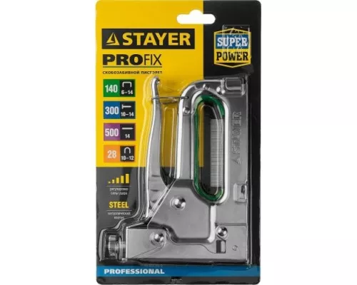Скобозабиватель ручной STAYER 31508 Скобозабиватель ручной STAYER 31508