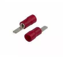 Клемма плоская REXANT 08-0311 ( уп 100 шт ) изолированная РПи-п 1.5-(2.8)/РпИп 1,25-3-0,8 08-0311