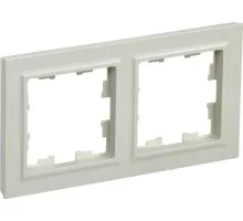 Рамка IEK BRITE РУ-2 2-м бежевая BR-M22-K10
