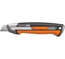 Нож строительный с выдвижным сменным лезвием18мм FISKARS CarbonMax 1027227 1027227