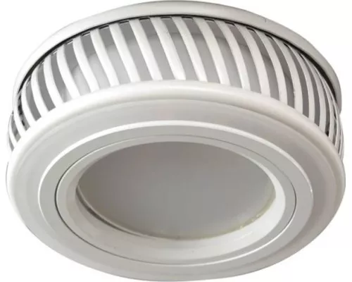 Светильник точечный GAUSS BL143P набор 3w + лампа mr16 6,5w 470lm 3000k gu5.3 led