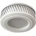 Светильник точечный GAUSS BL143P набор 3w + лампа mr16 6,5w 470lm 3000k gu5.3 led