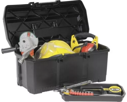 Ящик для инструмента STANLEY TOOL BOX ONE TOUCH LATCH BLK/ST.YEL 1-97-510 [1-97-510]