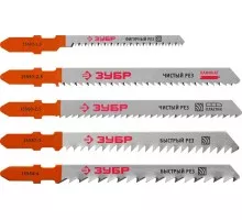 Пилки по дереву ЗУБР ЭКСПЕРТ t-хвостовик, 5шт 1595-S5