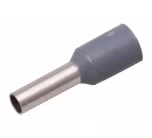 Наконечник REXANT 08-0822 ( уп. 100 шт ) F-18 мм 4 мм² (НШВи 4.0-18) серый [08-0822]