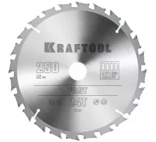 Пильный диск по дереву KRAFTOOL Fast 250х32мм 24T 36950-250-32