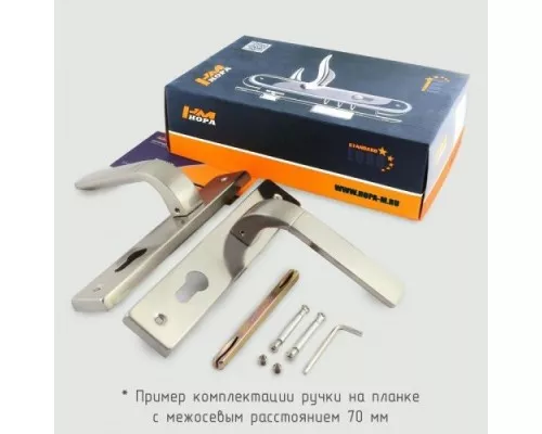Ручка на планке НОРА-М 107-70 мм комплект Ручка на планке НОРА-М 107-70 мм комплект