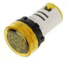 Индикатор значения напряжения REXANT 36-5002 желтый VD22 70-500 В (уп. 10 штук )