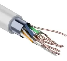 Кабель REXANT F/UTP, CAT 5e, PVC 4x2x0,50мм, 24AWG внутренний, серый 01-0143