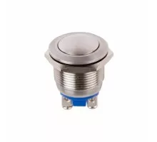 Переключатель REXANT 06-0357-B Кнопка антивандальная Ø19 Б/Фикс (2с винт) OFF-(ON