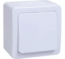 Выключатель проходной IEK Гермес Plus ВСп20-1-0-ГПБ 1-клавишный 10А IP54, белый EVMP12-K01-10-54-EC