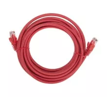 Патч-корд REXANT 02-0293-5 U/UTP, CAT 6, RJ45-RJ45, 26AWG, LSZH, красный 5м